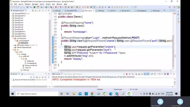 SpringMVC program use of @RequestParam смотреть онлайн
