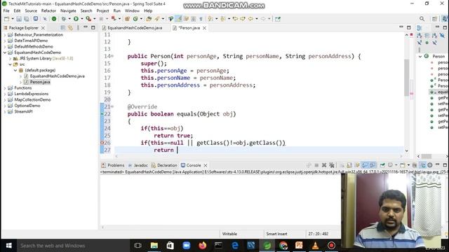 Java "equals & hashCode" Contract | Design Principles смотреть онлайн