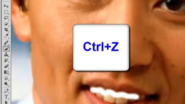 Как отбелить зубы в фотошопе | Как сделать белые зубы на фото смотреть онлайн