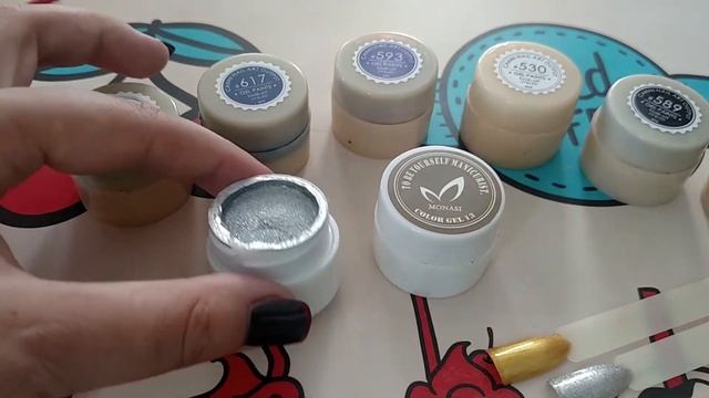 Бюджетные и хорошие гель краски Monasi с сайта AliExpress! смотреть онлайн