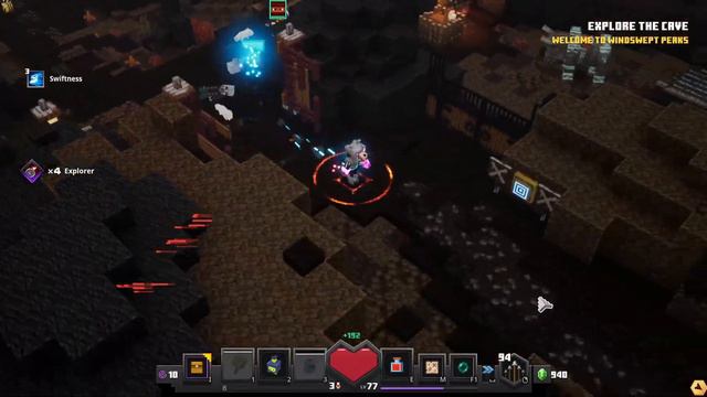 Minecraft dungeons howling peaks DLC windswept peaks #1 смотреть онлайн