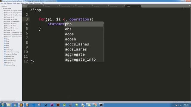 PHP Tutorial for Beginners PART 19 - PHP for loops смотреть онлайн