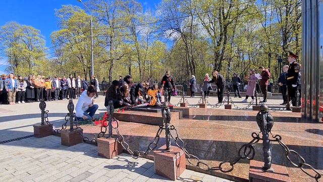 Патриотическая акция "Красные гвоздики" смотреть онлайн