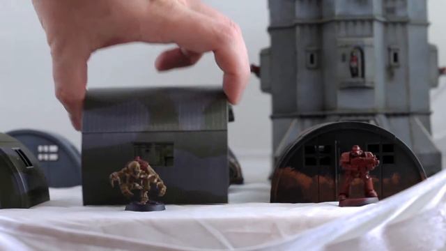 Dust Tactics Quonset Hut Comparison to GW 40k Models смотреть онлайн