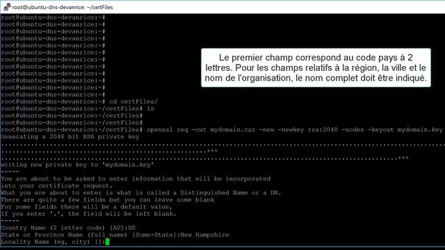 Comment générer un CSR pour Apache avec OpenSSL смотреть онлайн