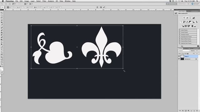 How to Merge Shapes in Photoshop смотреть онлайн
