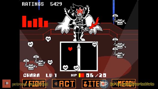 Inverted Fate (Undertale AU) - AWESOME Mettaton SPIRAL Fan Battle w/ Director's Commentary смотреть онлайн