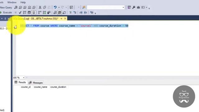 SQL AND, OR and NOT Operators | Tutorial in Tamil | Tamil Programmer смотреть онлайн