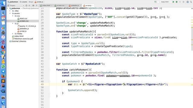 Advanced JavaScript 1718 - Pokemon (deel 6) смотреть онлайн
