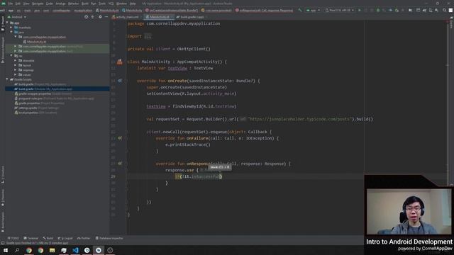 Intro to Android Development: Lecture 7 - Networking смотреть онлайн