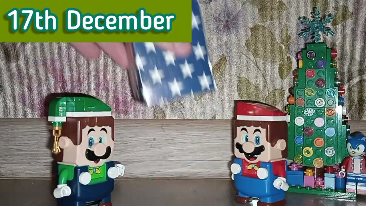 My Christmas & New Year Advent Calendar mini surprises by Lego Super Mario & Luigi. Day 17 #shorts смотреть онлайн