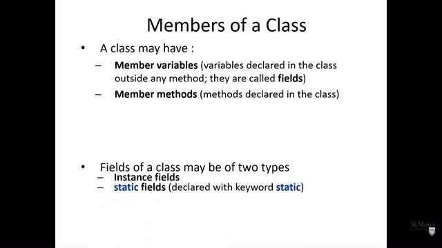 OOP with JAVA | Classes and Objects in Java | overloading, static fields and methods смотреть онлайн