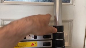 Алюминиевая телескопическая лестница для монтажа