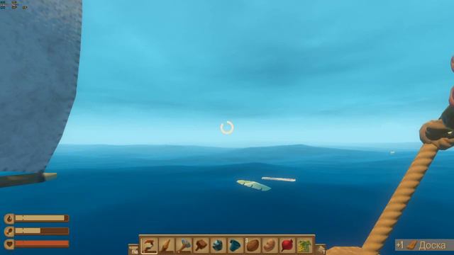 Играю в Raft! Первые впечатления [выживание] смотреть онлайн