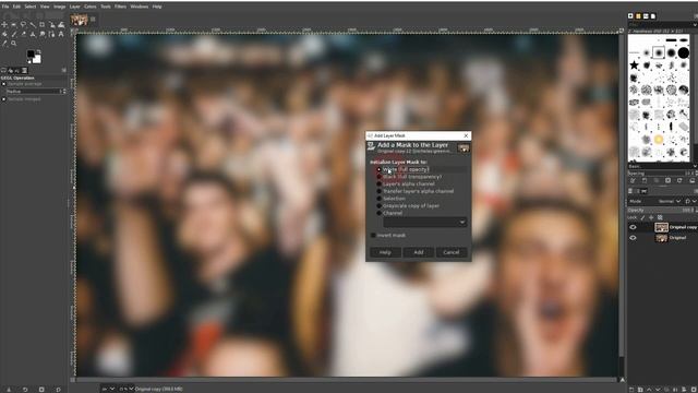 How to Create a Gaussian Blur in Gimp смотреть онлайн