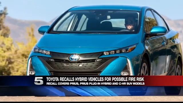 Toyota Recalls Hybrid Vehicles For Possible Fire Risk