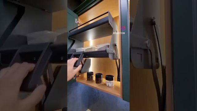 Самый удобный механизм для углового модуля. #мебель #кухня #топ #фишки #ремонт #дизайн смотреть онлайн