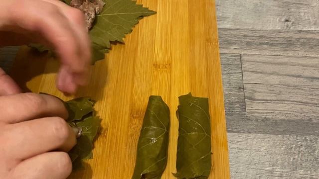 Долма . Вкусно и просто.#виноградные листья#фарш#еда #рецепт #приготовление #вкусно # смотреть онлайн