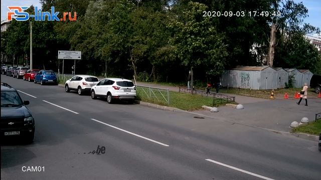 Пример записи Уличная AHD 2 Мп 1080P видеокамера PS-AHD102L смотреть онлайн