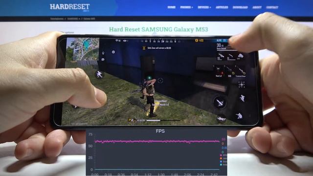Samsung 🪐 M53 - Free Fire MAX | FPS GRAPH | Gaming Test | Super AMOLED Plus, 120Hz смотреть онлайн