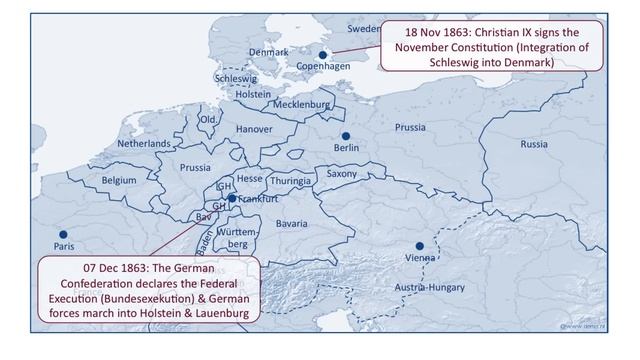 The German-Danish War / Second Schleswig War (1864) смотреть онлайн