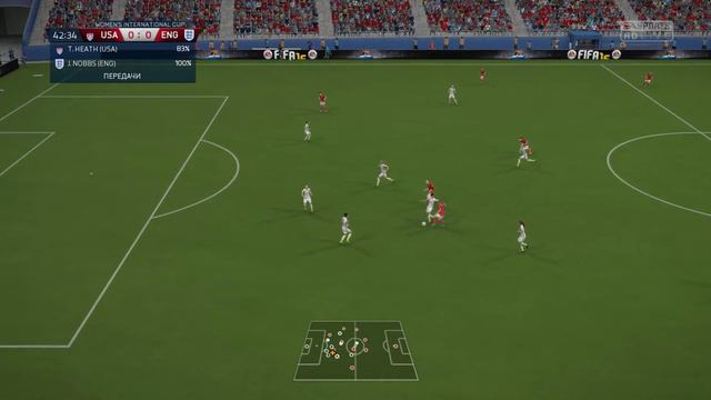 FIFA 16 Womens World Cup. USA - ENGLAND. Group B