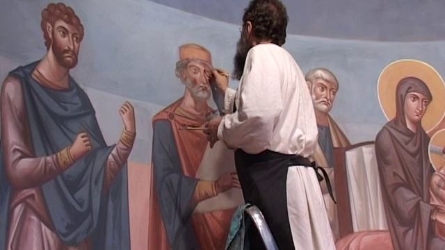 Фреска. Мастер-класс архимандрита Зинона (Теодора). 2015 год смотреть онлайн