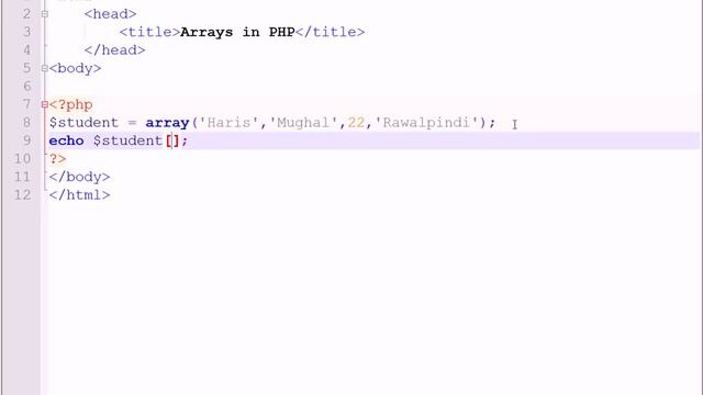 Arrays in PHP- Web Development Tutorial in Urdu / Hindi Lecture 10 смотреть онлайн