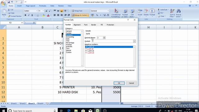 Custom Number Format in Excel 2019/2016/2013/2010/2017 |Number Formatting in hindi by Nitin kapoor смотреть онлайн