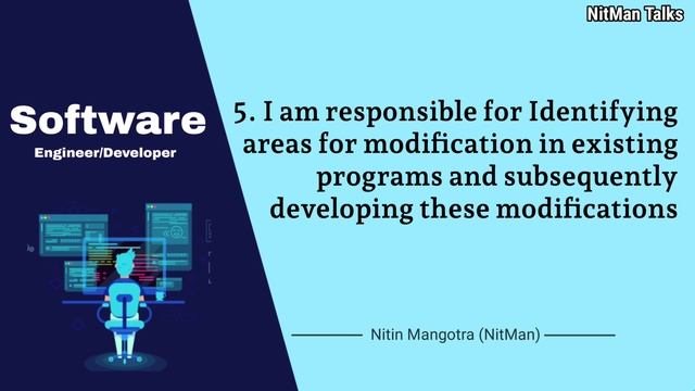 Day To Day Responsibilities Of A Software Developer | Nitin Mangotra смотреть онлайн
