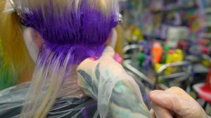 Окрашивание красителем Bad Girl. Окрашивание в РАДУЖНЫЙ градиент!