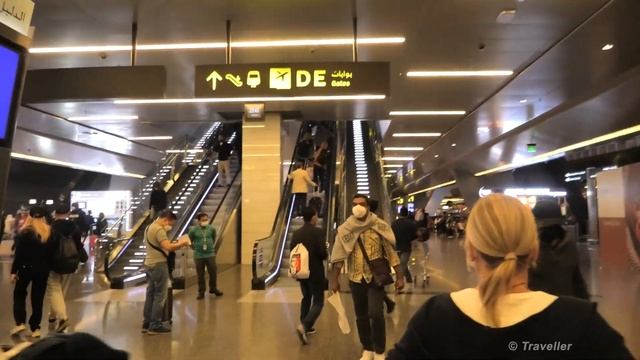 FLIGHT TRANSFER AT DOHA Airport (Hamad International Airport) - TRANSIT Walk To Connection Flight