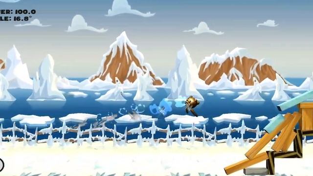 Angry Birds Ripoffs: Angry Bunnies: Colossal Carrot Crusade - Arctic Level 12 смотреть онлайн