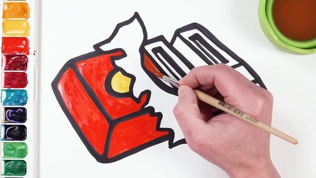 Рисуем фломастерами. Простой милый рисунок. Рисование для детей смотреть онлайн