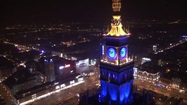 Летающая камера над Варшавой (Польша) смотреть онлайн