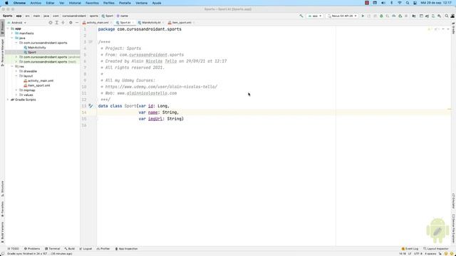 Adapters en Kotlin #3 Modelo de datos(Data class) & añadir Glide(carga de imágenes) смотреть онлайн