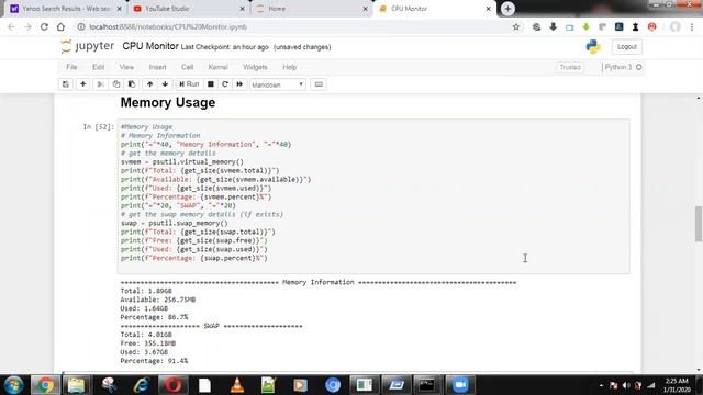 How to monitor entire CPU using python смотреть онлайн