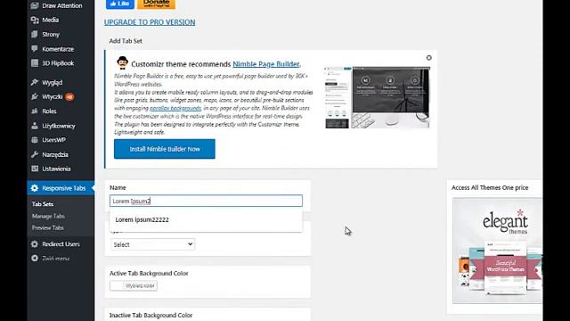 Accordion and Tabs, jak nie ma miejsca na stronie. Wtyczki do wordpressa. смотреть онлайн
