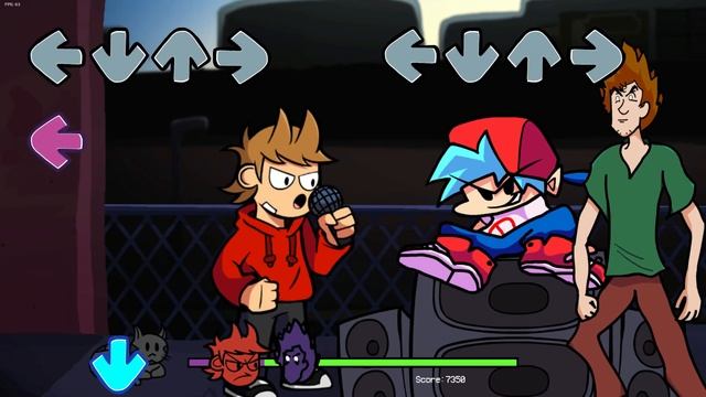 Friday Night Funkin' "Fading" but Shaggy makes everyone Fade смотреть онлайн