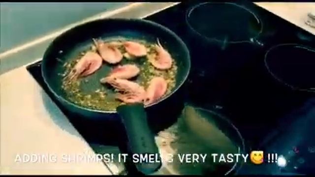 Fried Magadan shrimp in sauce pesto! Жареные Магаданские креветки в соусе песто! смотреть онлайн