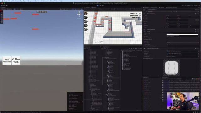 Unity RPG Game Dev LIVE • #111 • Game Modules v4 - Sci-Fi Tower Defense Setup смотреть онлайн