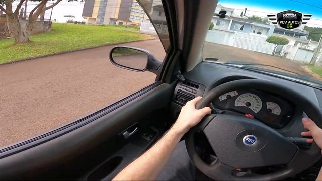 Fiat Palio (1.0 8V) ELX 2008 / POV Test drive 4K (Sem narração) смотреть онлайн