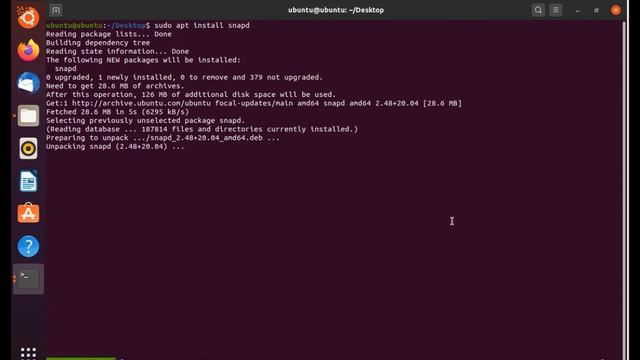 Snapd installation in Ubuntu смотреть онлайн