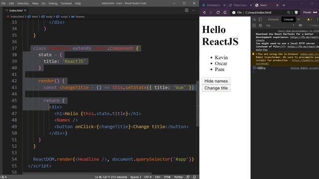 React JS - kurs w 60 minut смотреть онлайн