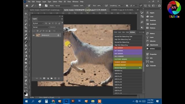 How to Remove Background photoshop | Background Remove Action | Advance Photo Cutout action | смотреть онлайн