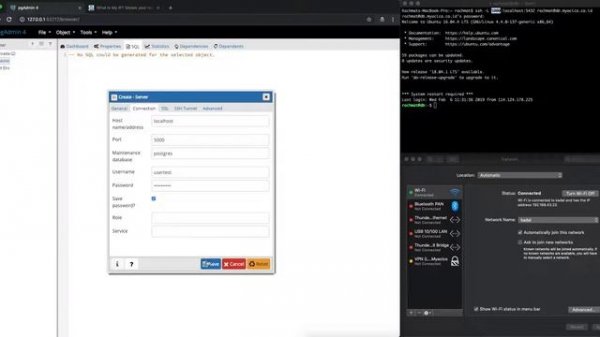 SSH Tunnel PostgreSQL