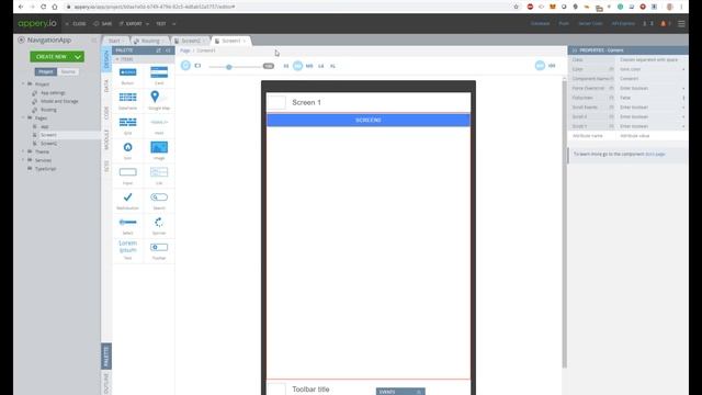 #2. Appery.io Ionic 4 Navigation смотреть онлайн