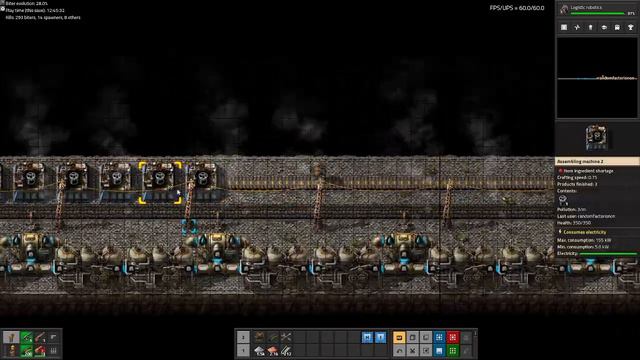 Factorio: 9 Tile Ultimate Ribbon World(All credit to Michael Hendriks) ROBOTS! смотреть онлайн