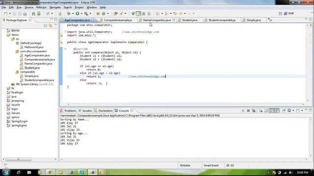 24. Difference between comparator vs comparable in java смотреть онлайн