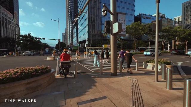 Shenzhen CBD  4k｜A Relaxing Walk In Futian District, Shenzhen For 1 Hour